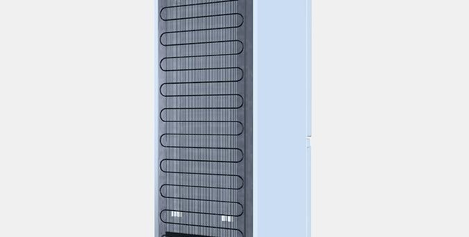 LAGAN Fridge-freezer Low-poly 3D model 5