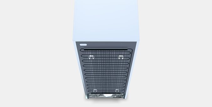 LAGAN Fridge-freezer Low-poly 3D model