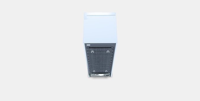 LAGAN Fridge-freezer Low-poly 3D model 4