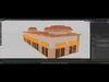 LowPoly Plaza 3D model_1