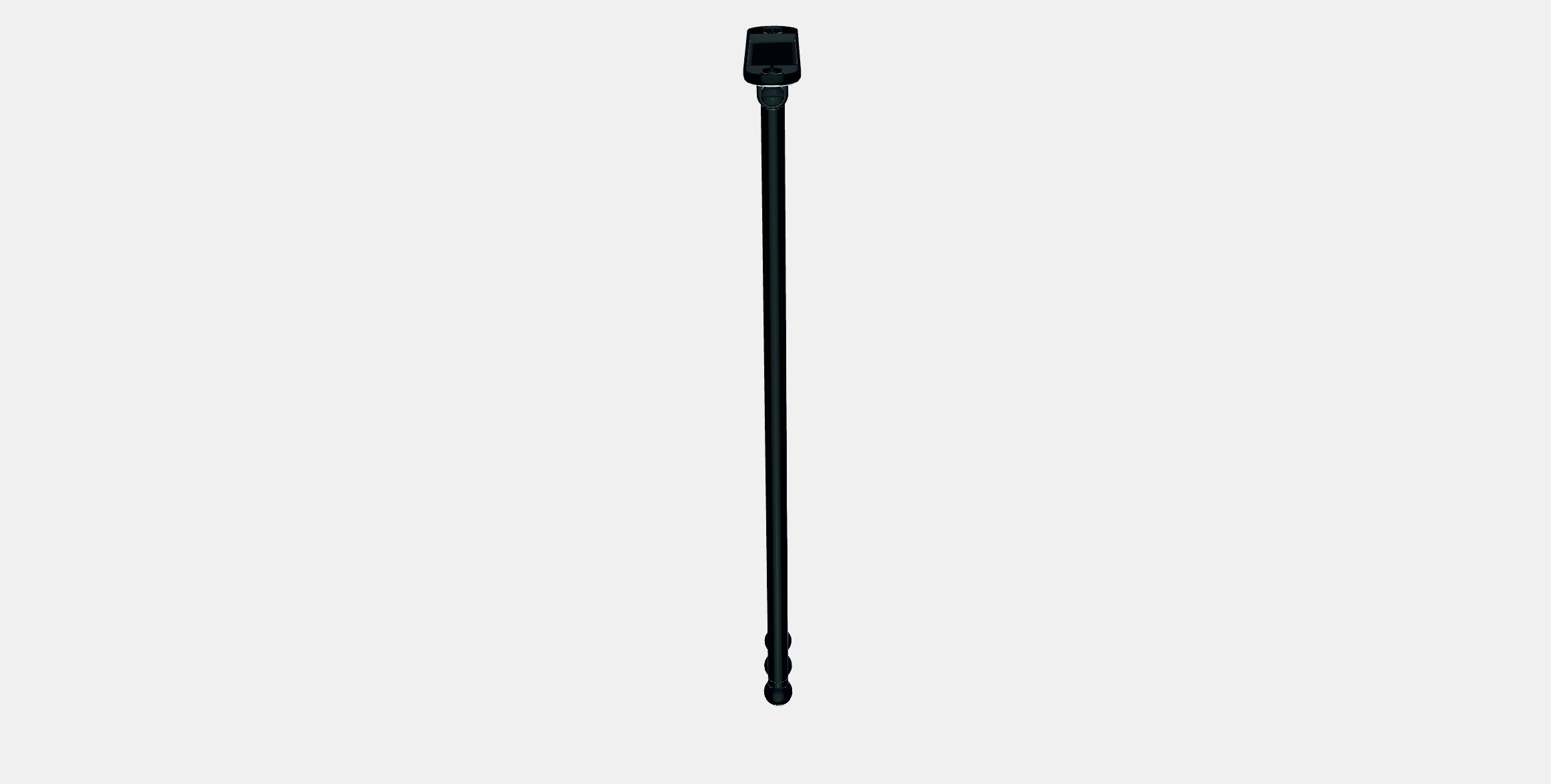 VOXNAN Towel holder 3 bars Low-poly 3D model_7