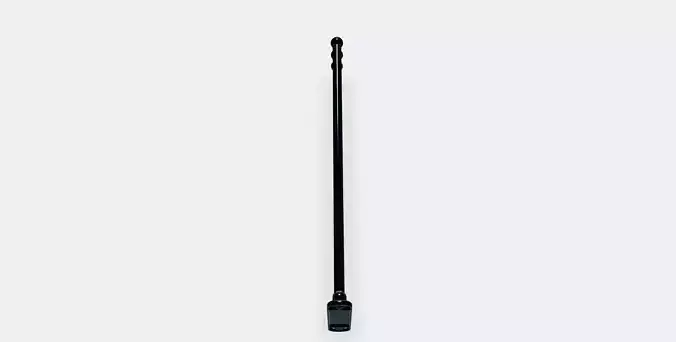 VOXNAN Towel holder 3 bars Low-poly 3D model