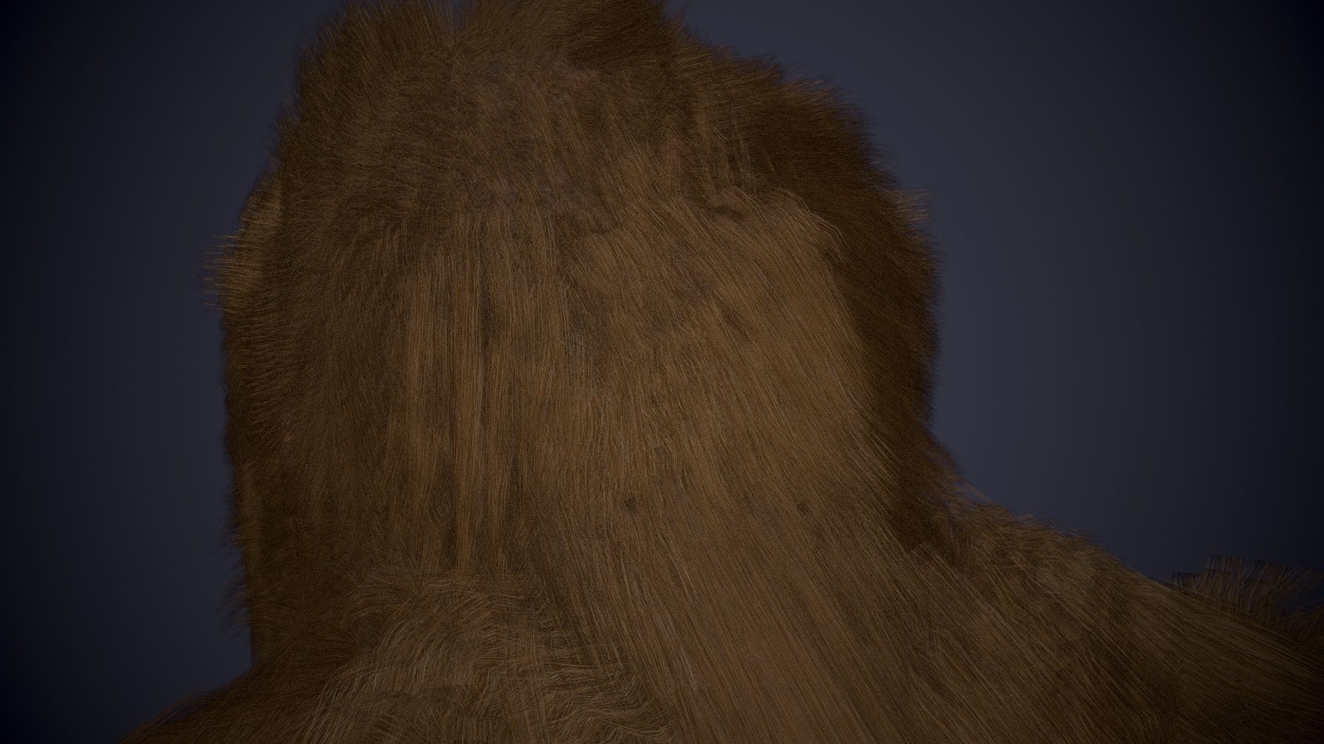 Ape Gorila king kong Low-poly 3D model_18