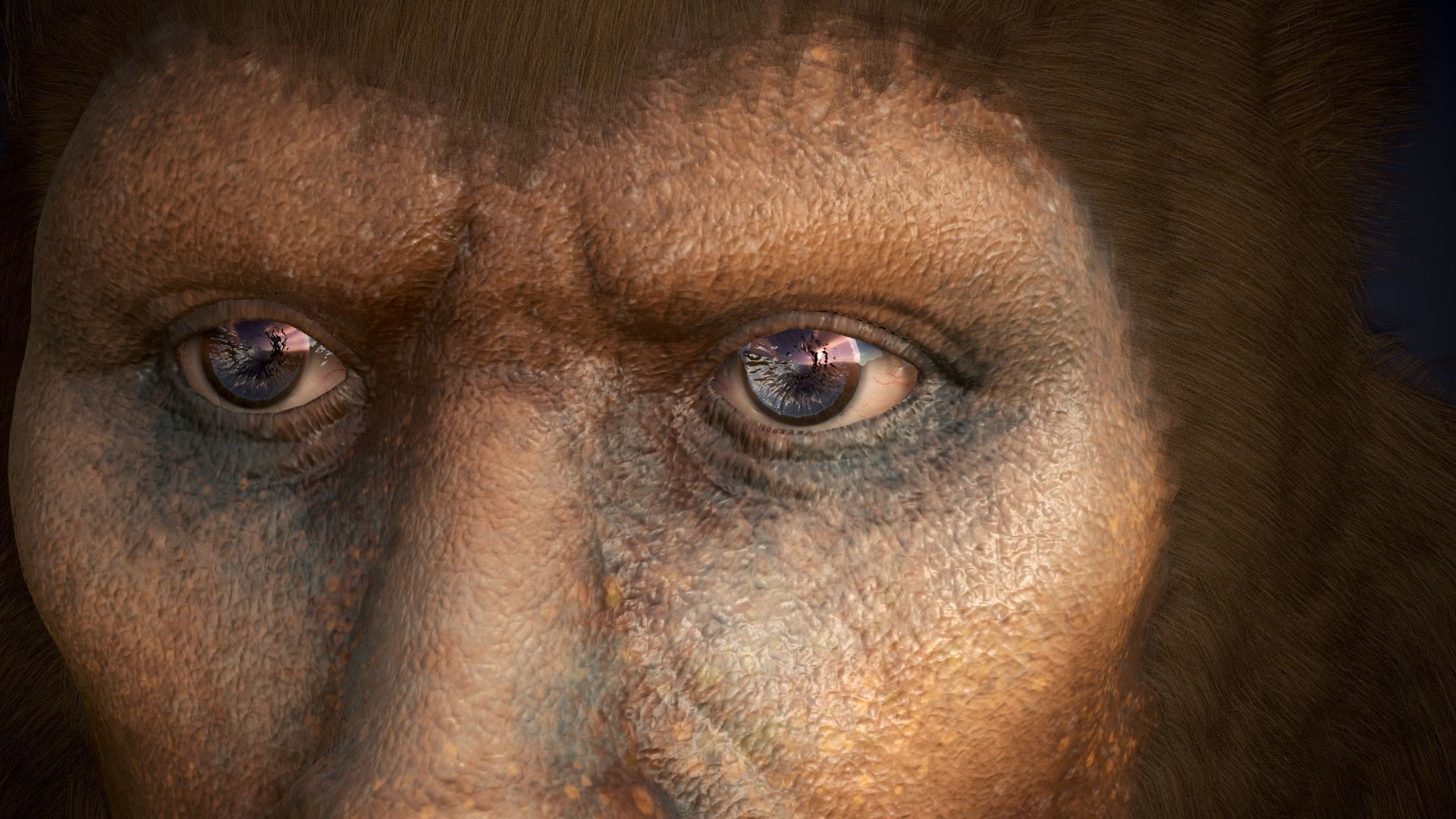 Ape Gorila king kong Low-poly 3D model_10