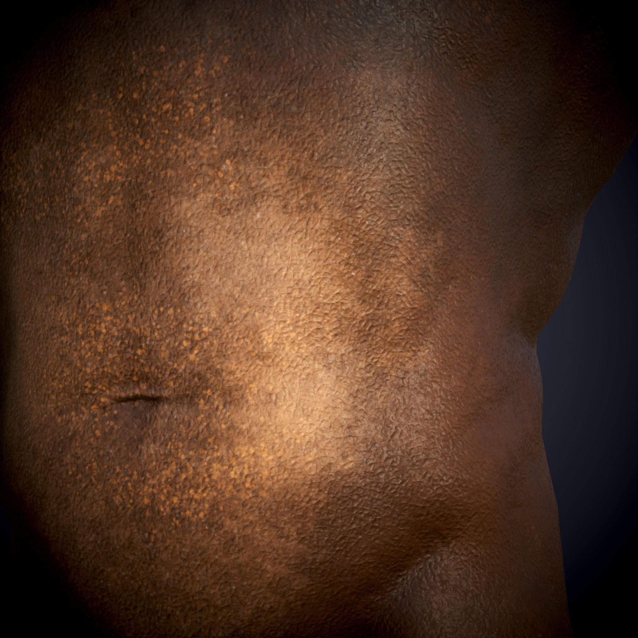 Ape Gorila king kong Low-poly 3D model_2