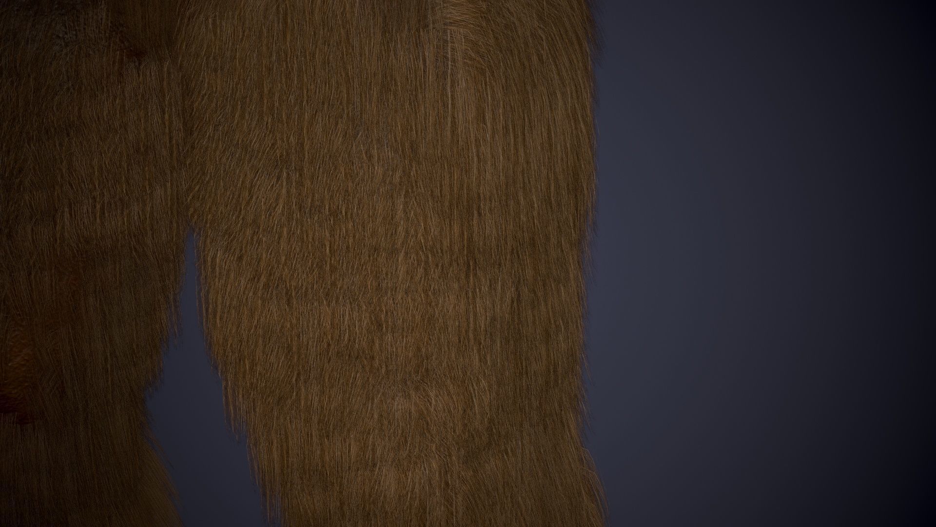 Ape Gorila king kong Low-poly 3D model_14