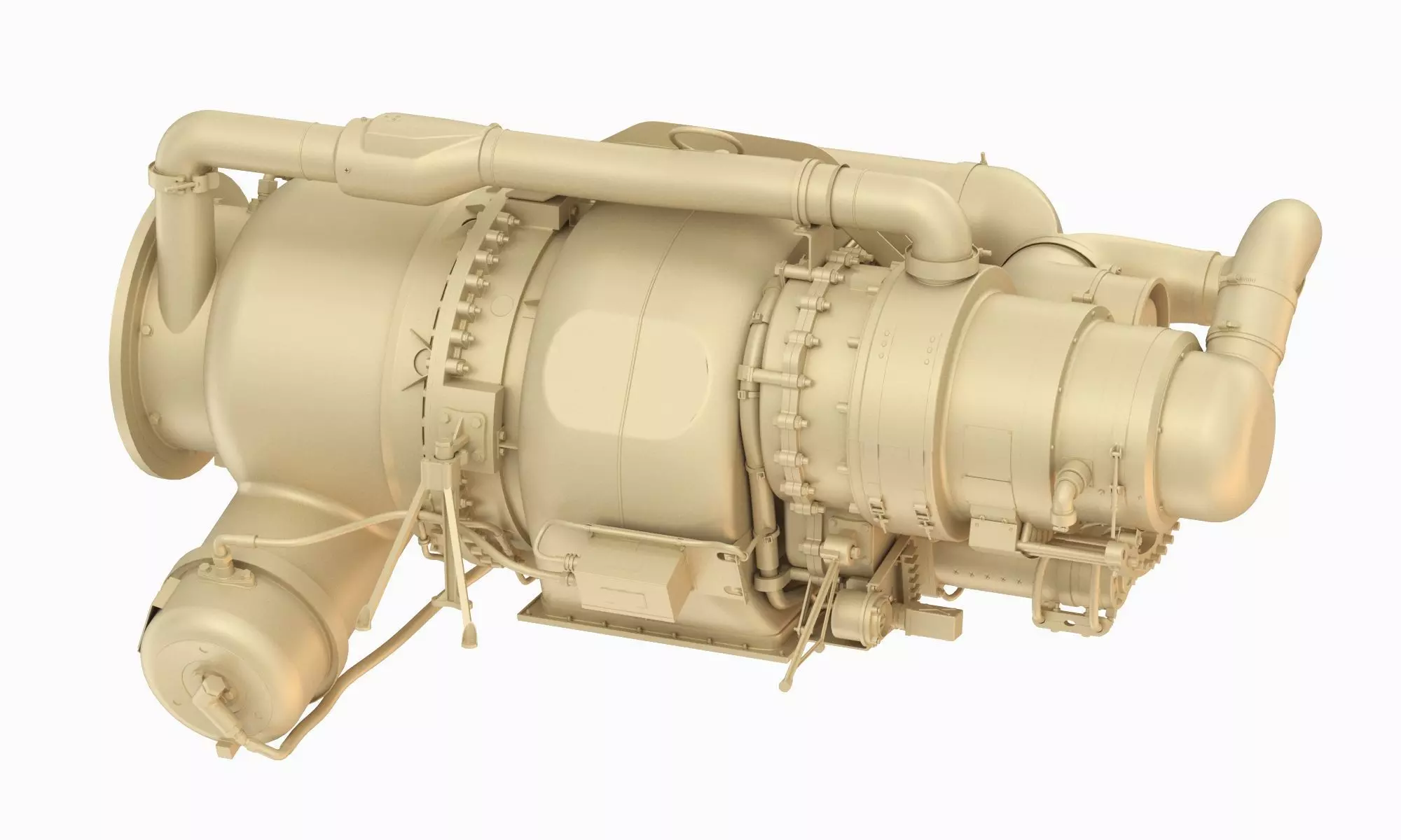 Gas Turbine Engine Garrett GTCP85-98D  3D model_19