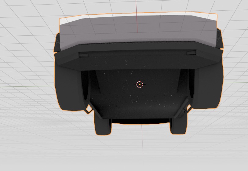 LowPoly CyberTruck Low-poly 3D model_25