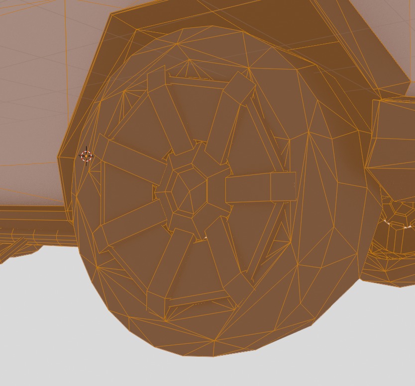 LowPoly CyberTruck Low-poly 3D model_27