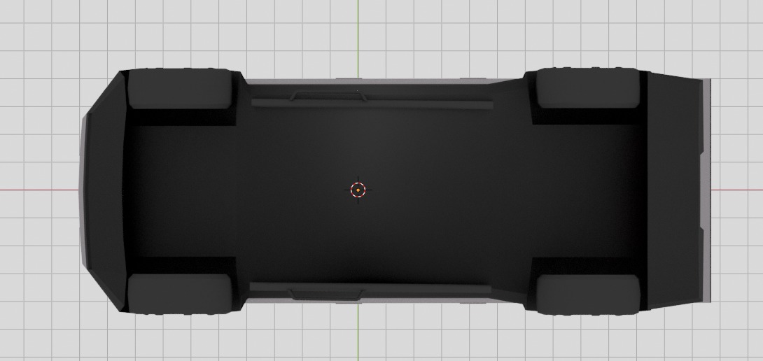 LowPoly CyberTruck Low-poly 3D model_22