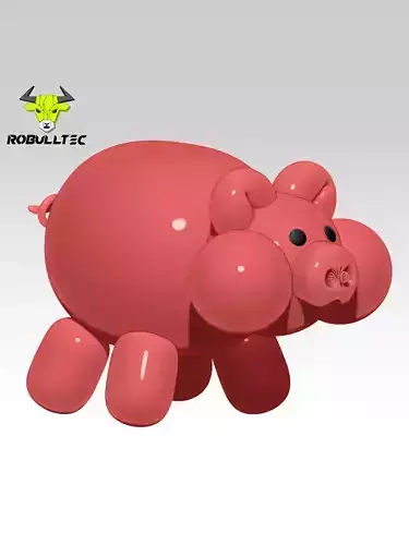 Balloon Piggly 3D print model