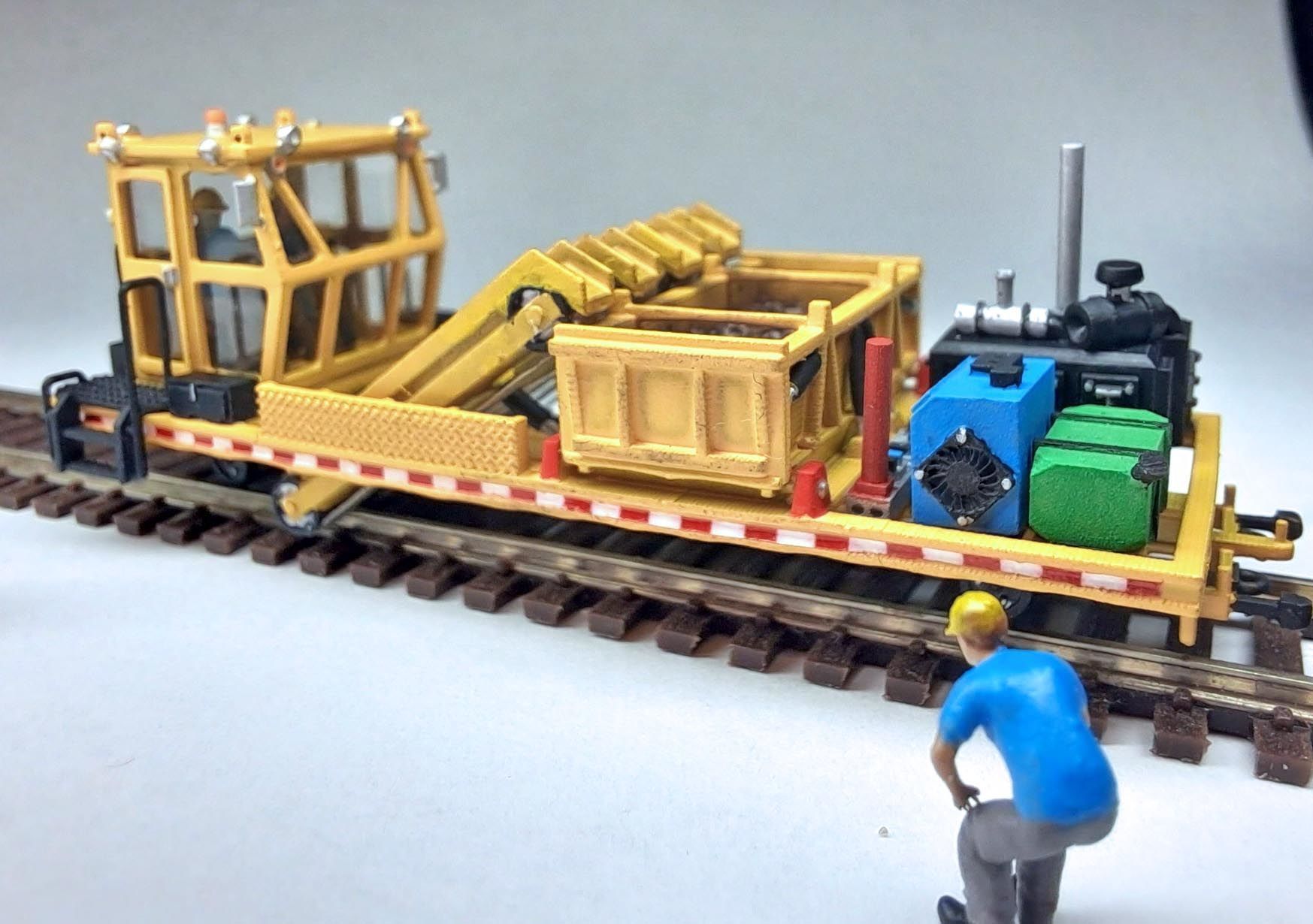 N Scale Reclaimer MOW 3D print model_1