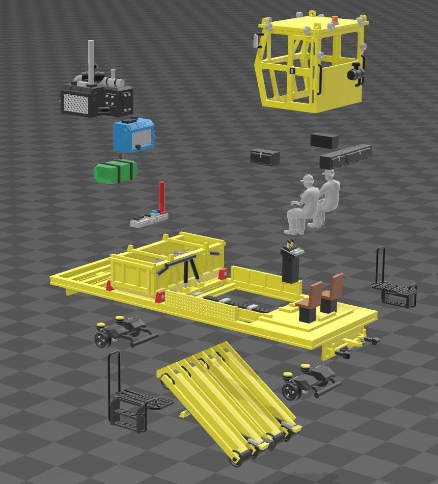 N Scale Reclaimer MOW 3D print model_10