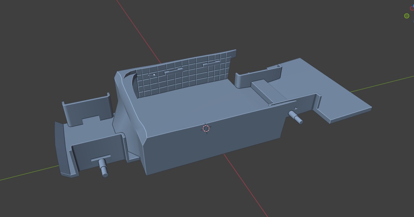 Chevrolet Impala 1963 Convertible 4-Door Open top 3D print model_16