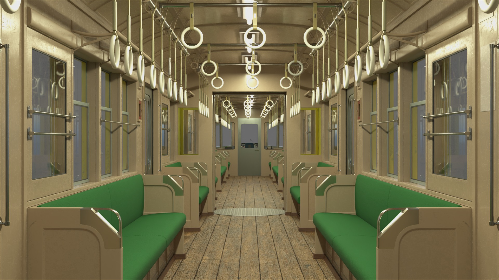 Enoshima Electric Railway Type 500 Train textured 4k resolution 3D model_5