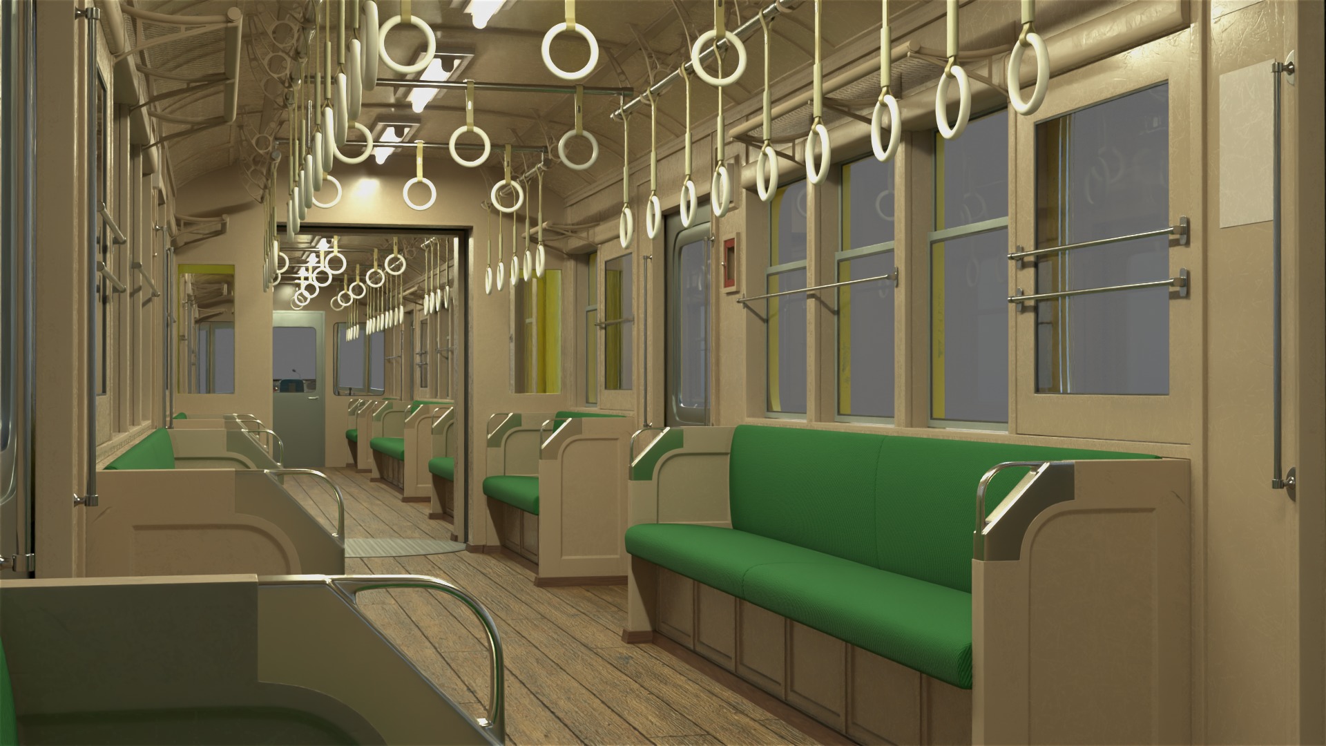 Enoshima Electric Railway Type 500 Train textured 4k resolution 3D model_6