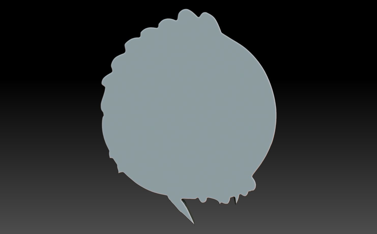 Native American Warrior basrelief 08 240912 3D print model_5