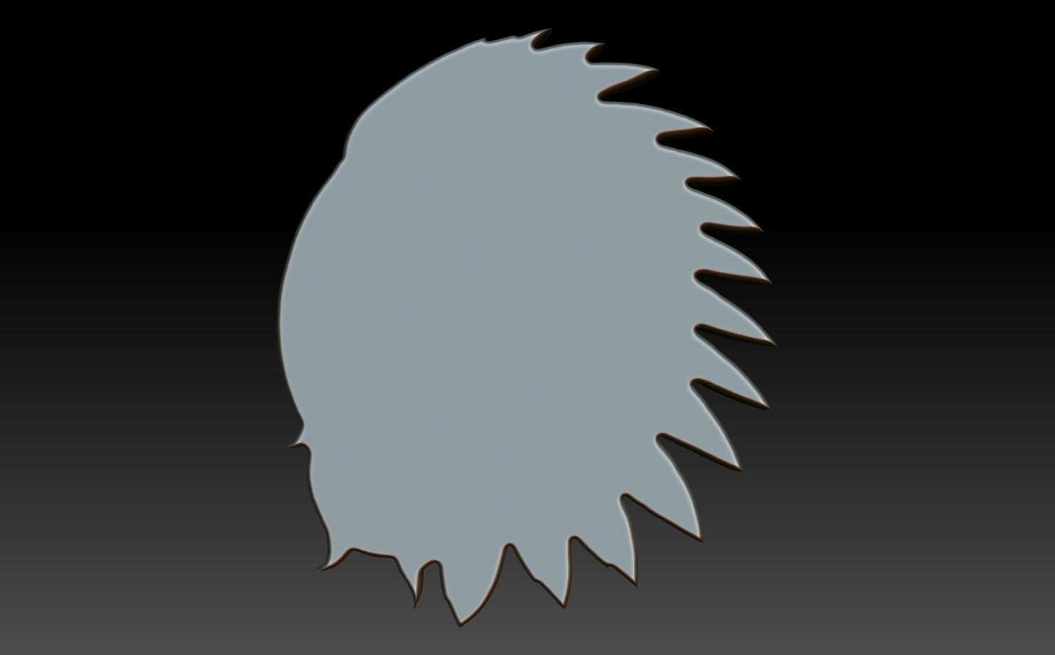 Native American Warrior basrelief 03 240912 3D print model_5