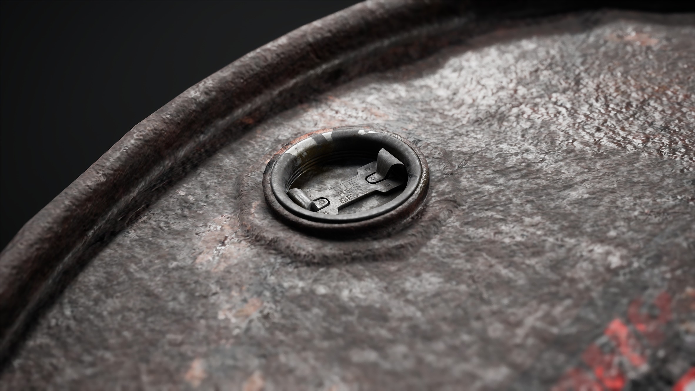 Metal Barrel Used Low-poly 3D model_4