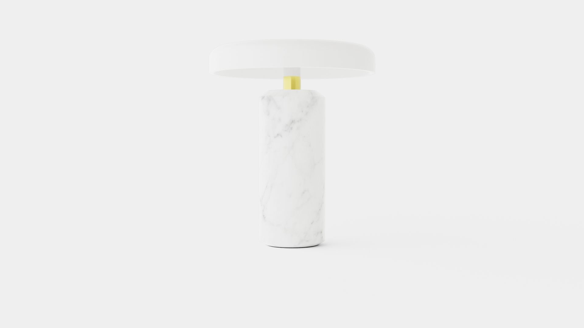 Trip - Carrara White Glossy Low-poly 3D model_1