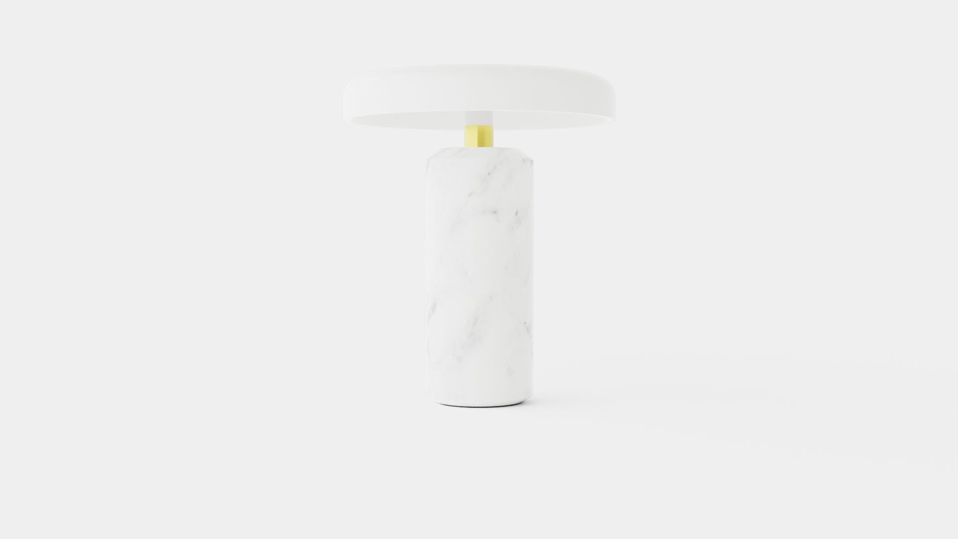 Trip - Carrara White Glossy Low-poly 3D model_4