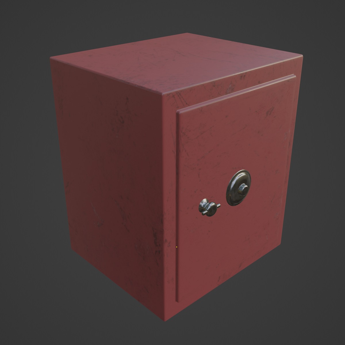 Steel Safe 05 3D model_6