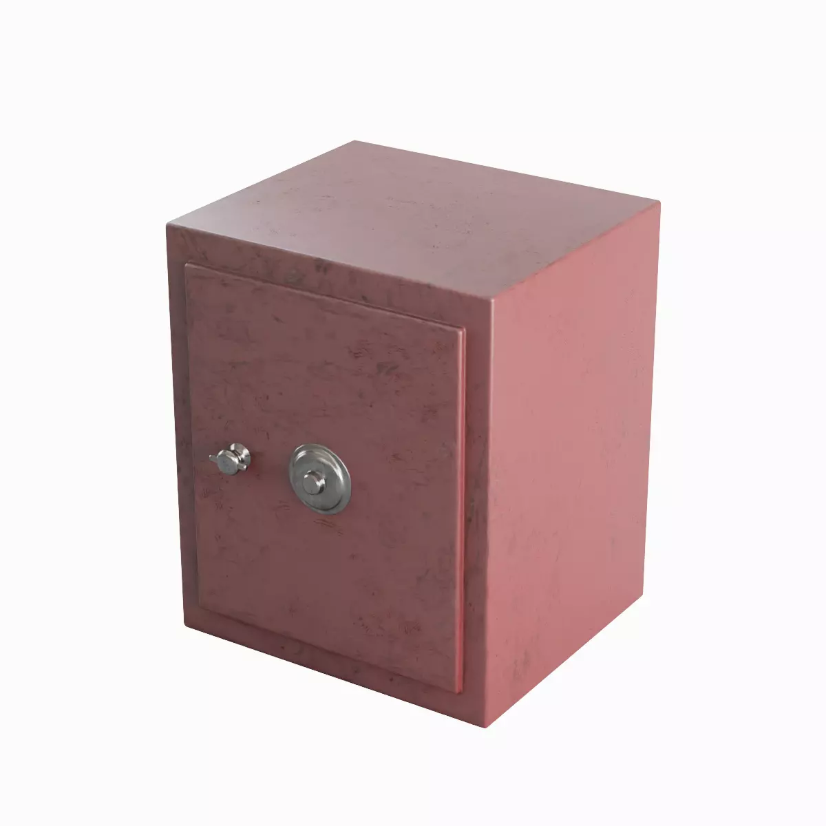 Steel Safe 05 3D model_0