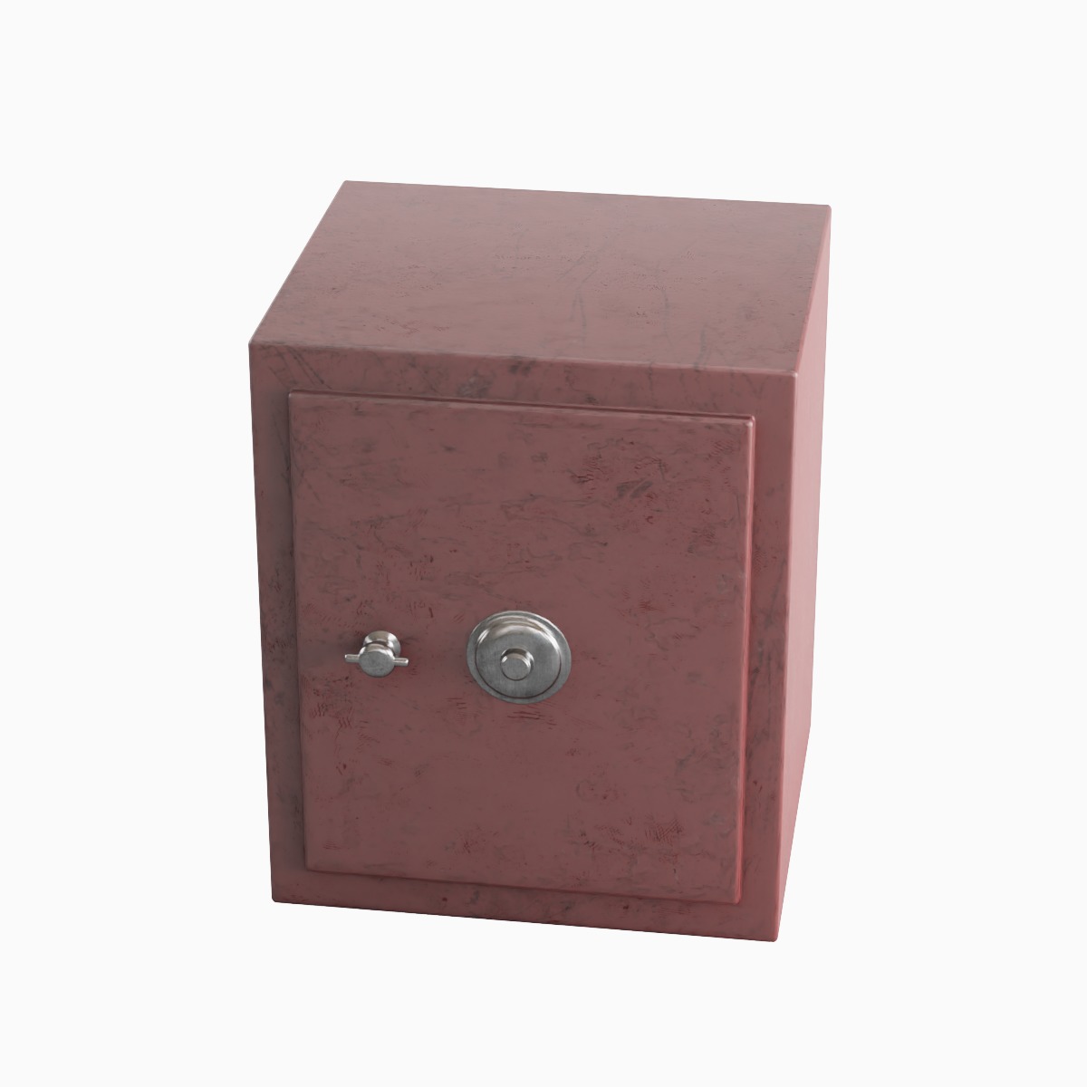 Steel Safe 05 3D model_4