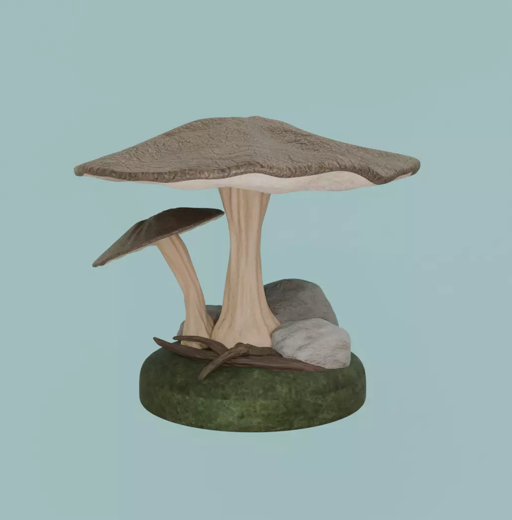mushroom 3D model_0
