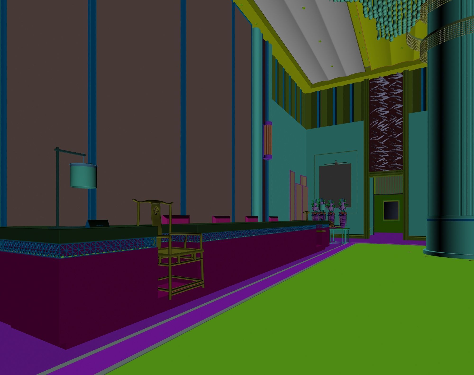 Reception  4 3D model_6