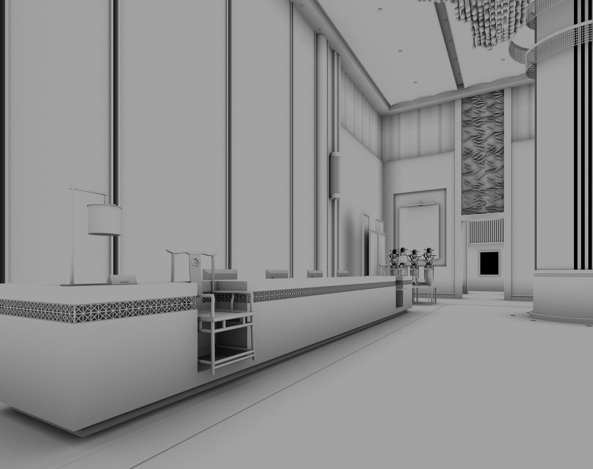 Reception  4 3D model_8