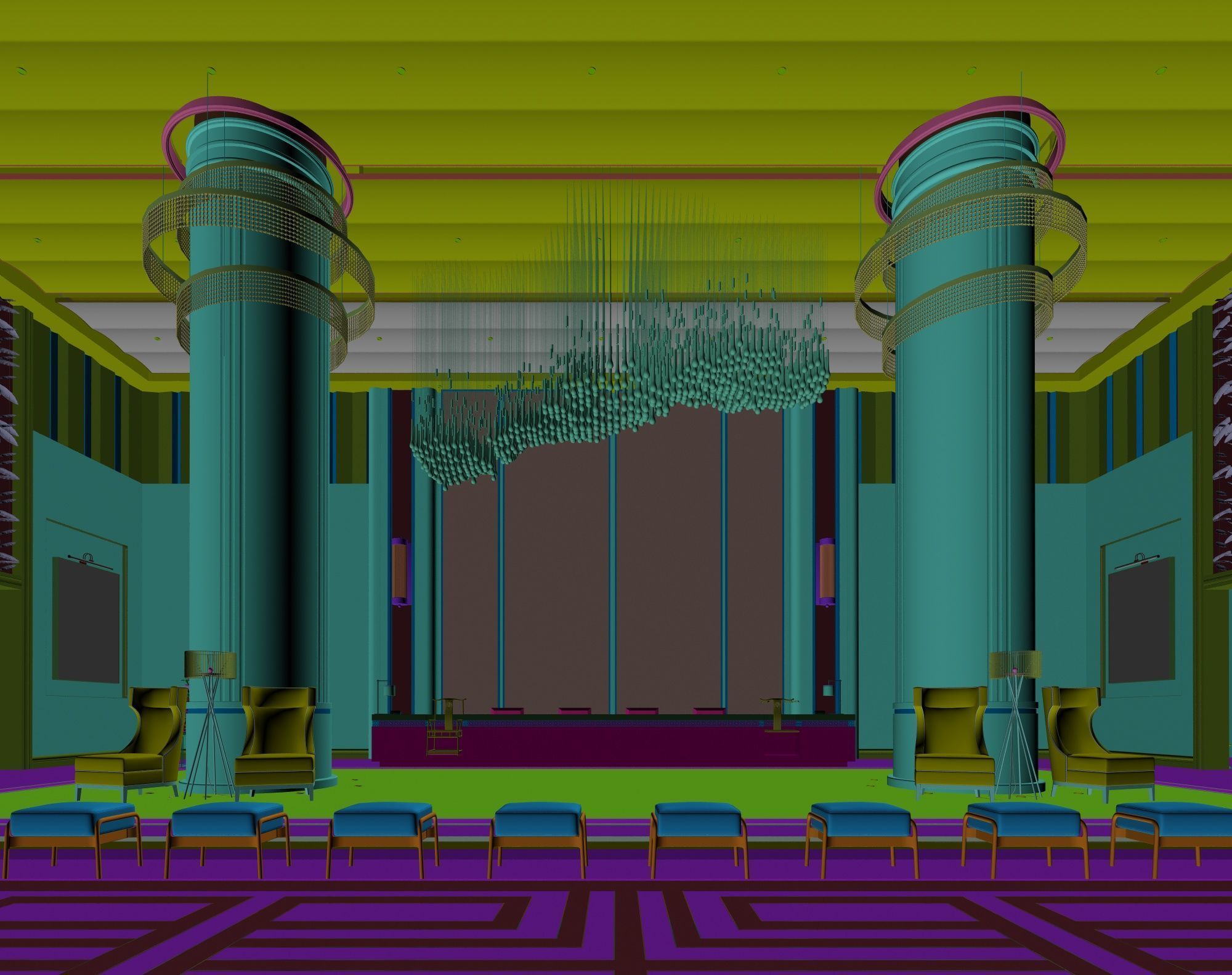 Reception  4 3D model_5