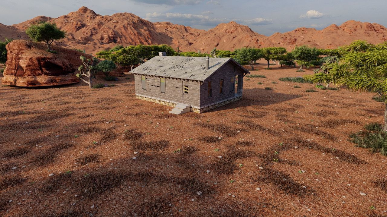 old house-Old Abandoned House 3D model_17