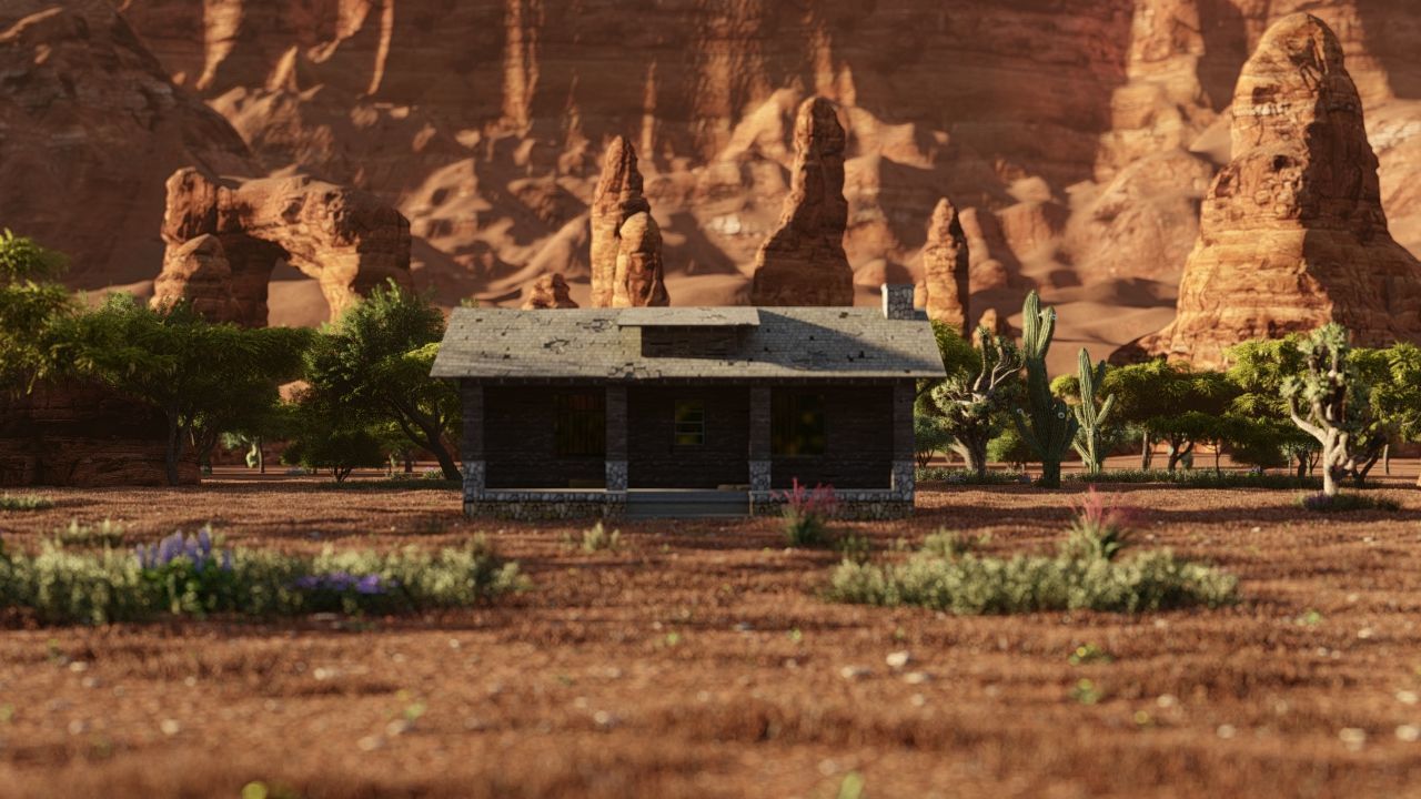 old house-Old Abandoned House 3D model_20