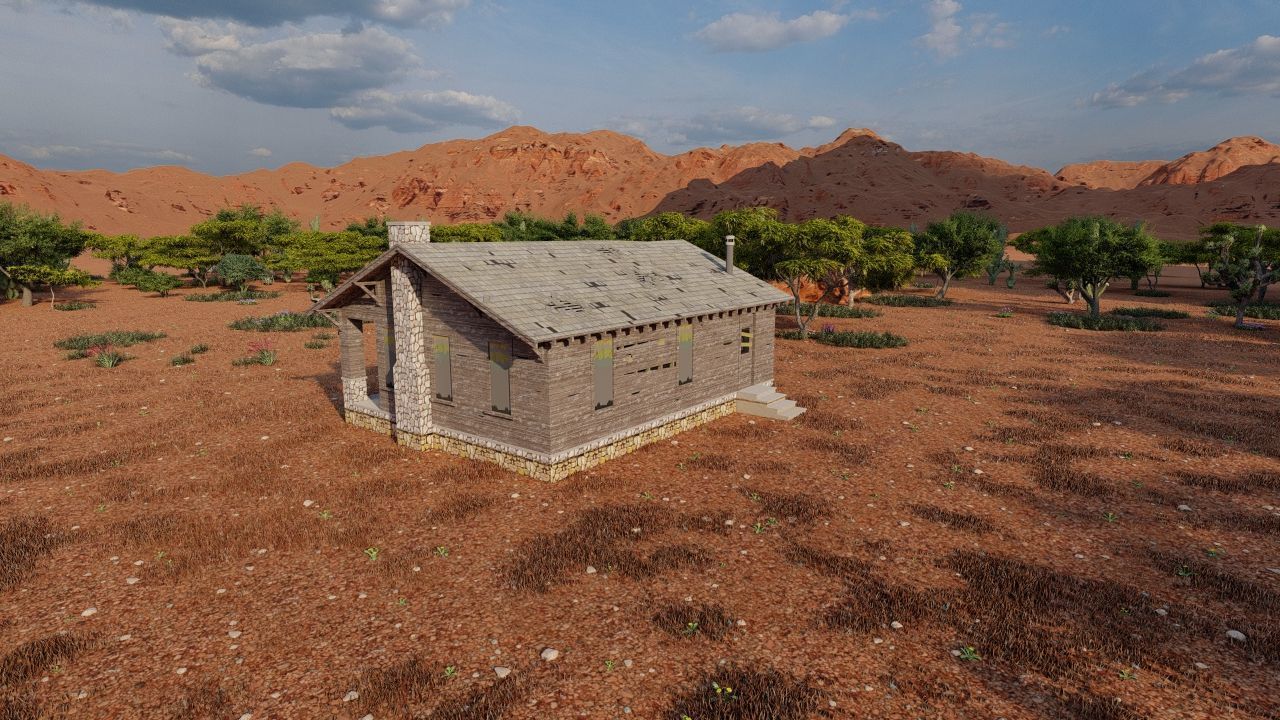 old house-Old Abandoned House 3D model_18