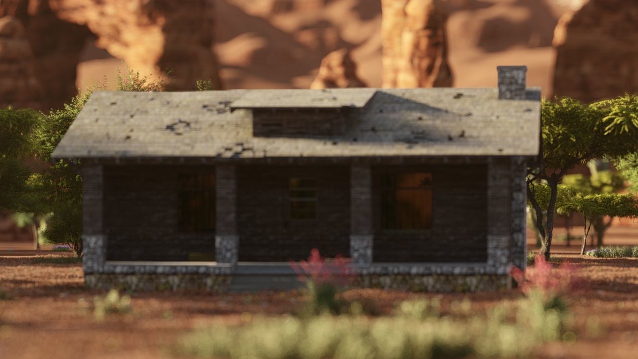 old house-Old Abandoned House 3D model_13