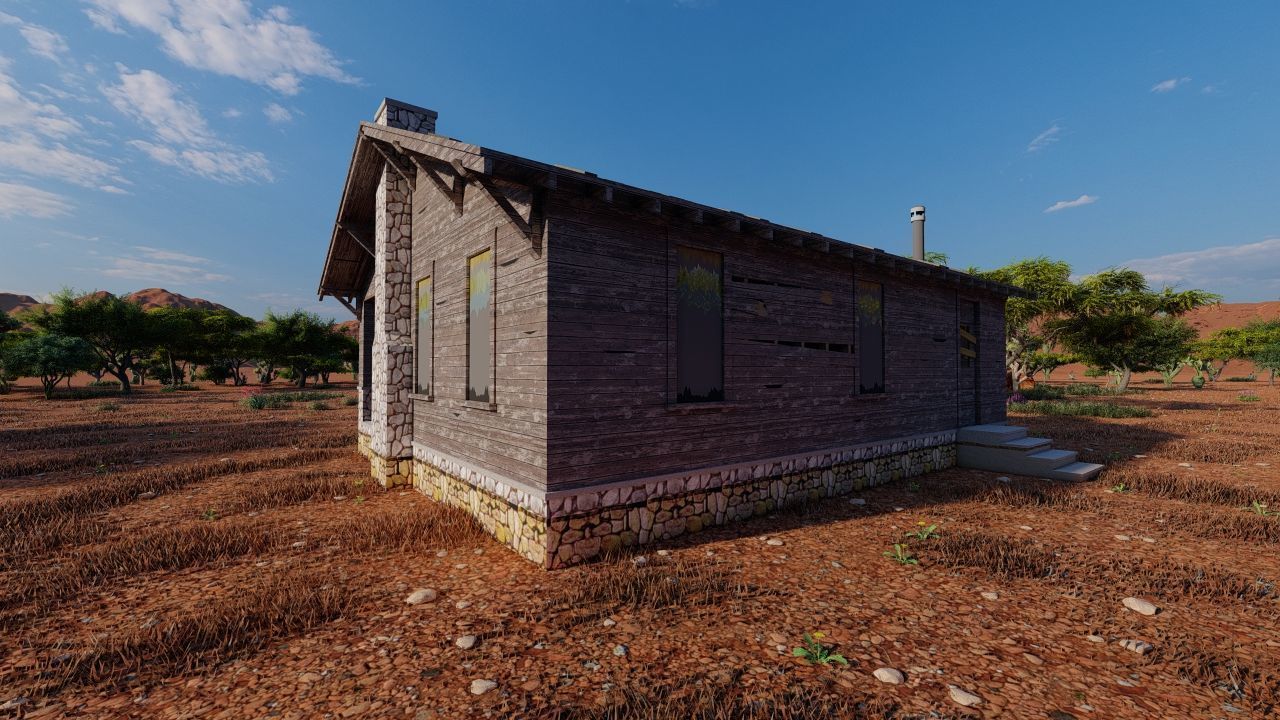 old house-Old Abandoned House 3D model_10