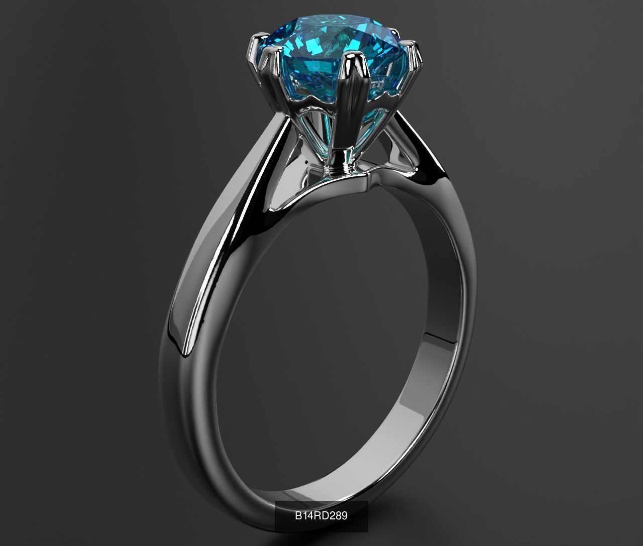 2024 B14 1-700 Engagement Rings 3D Model Collection-700 Files _114