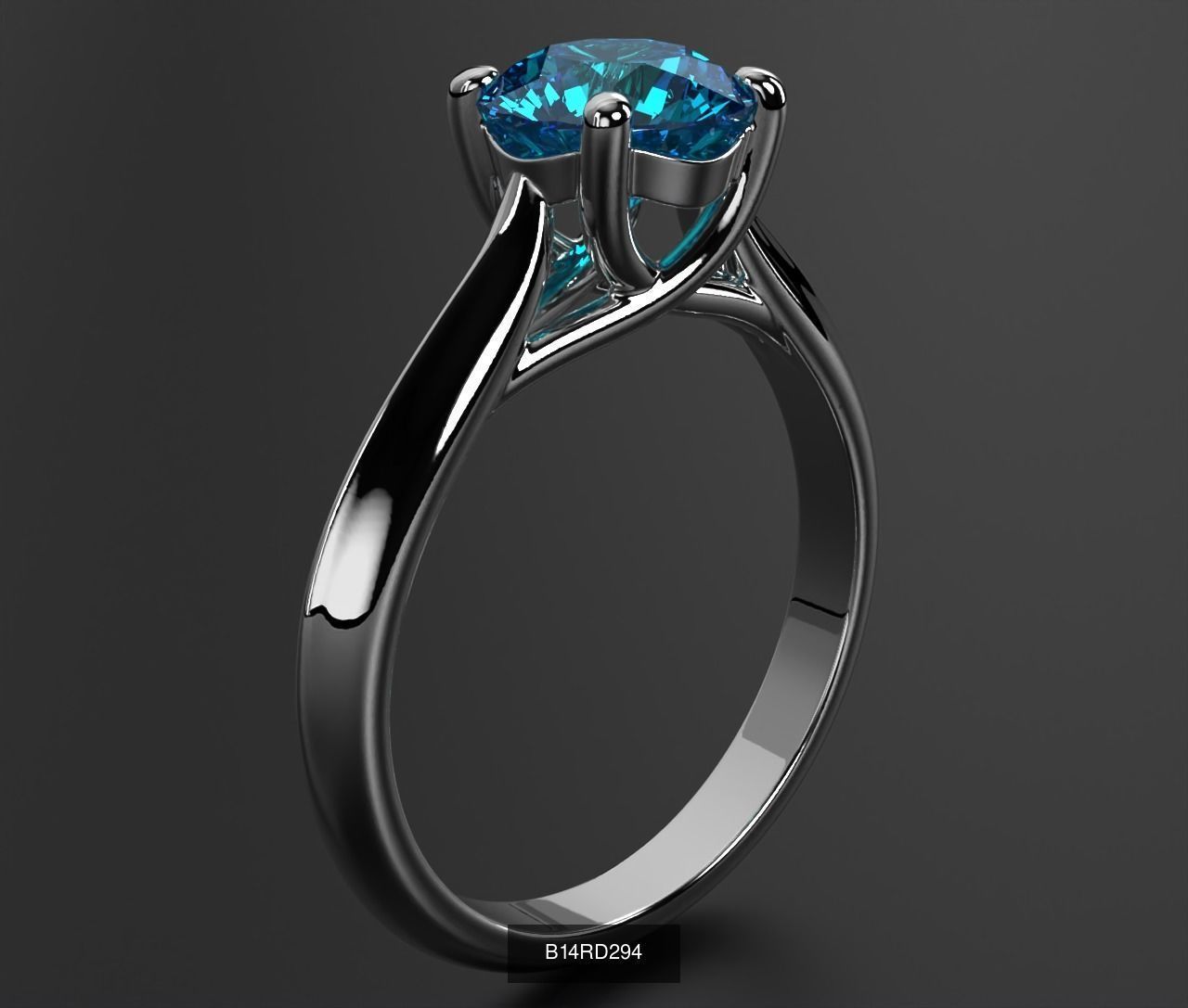 2024 B14 1-700 Engagement Rings 3D Model Collection-700 Files _99
