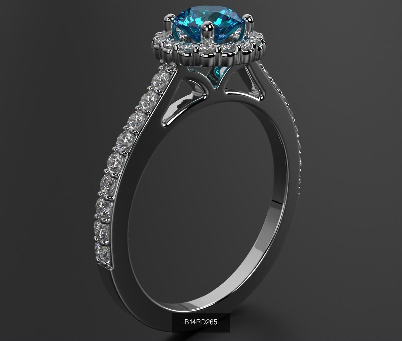 2024 B14 1-700 Engagement Rings 3D Model Collection-700 Files _141