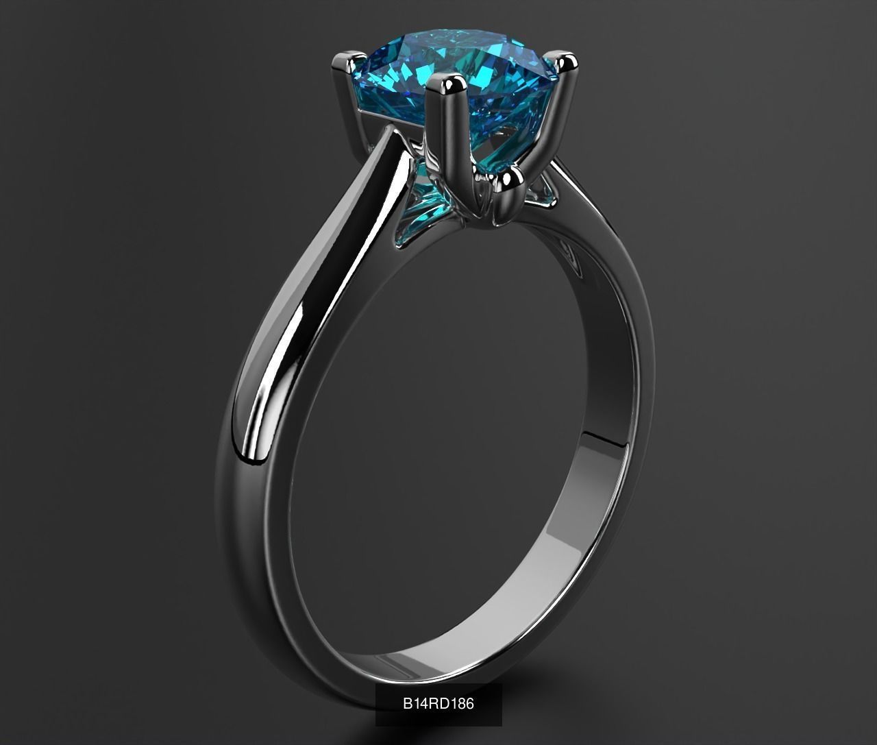 2024 B14 1-700 Engagement Rings 3D Model Collection-700 Files _220