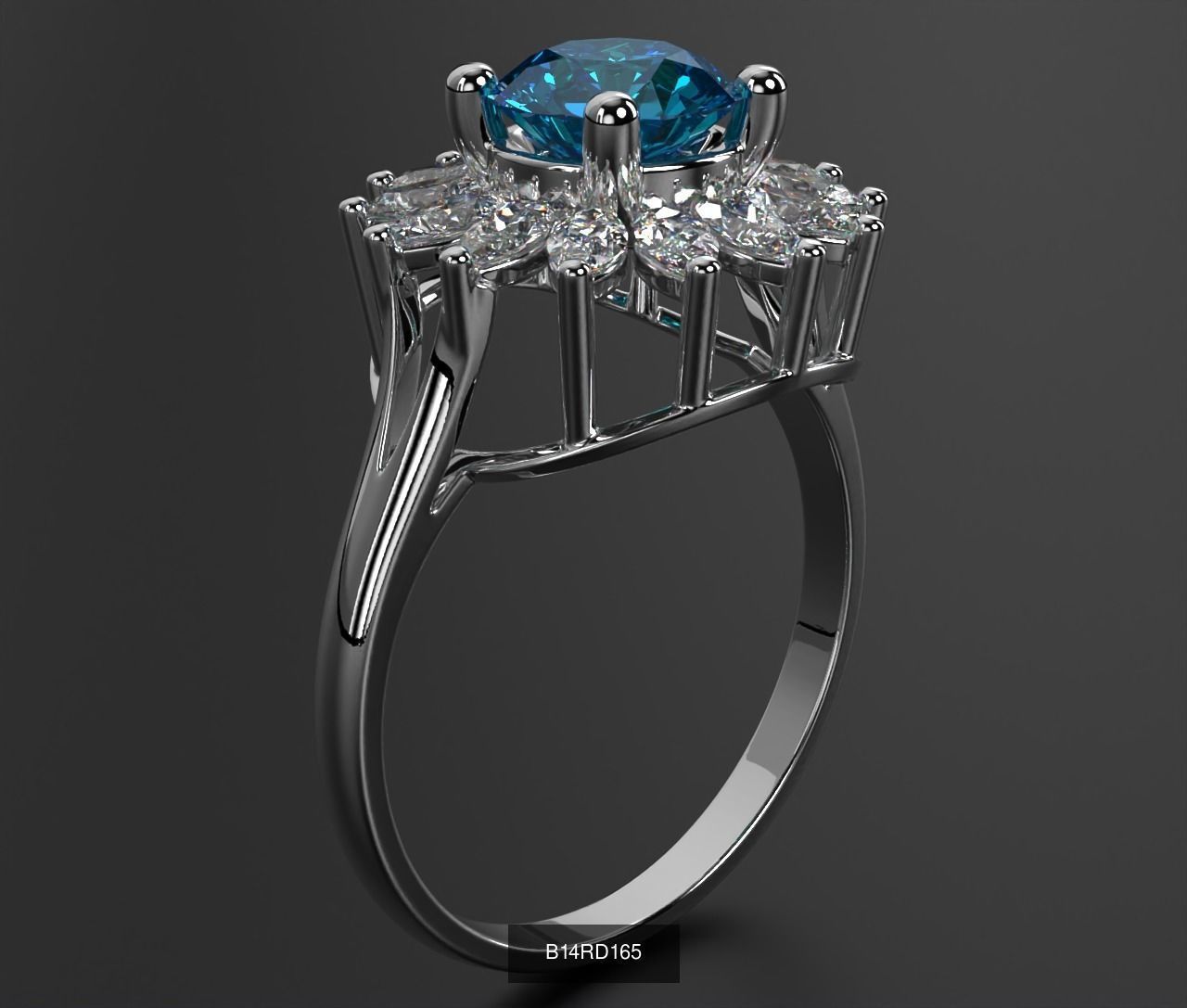2024 B14 1-700 Engagement Rings 3D Model Collection-700 Files _241