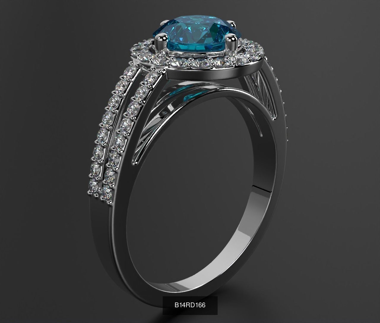 2024 B14 1-700 Engagement Rings 3D Model Collection-700 Files _240