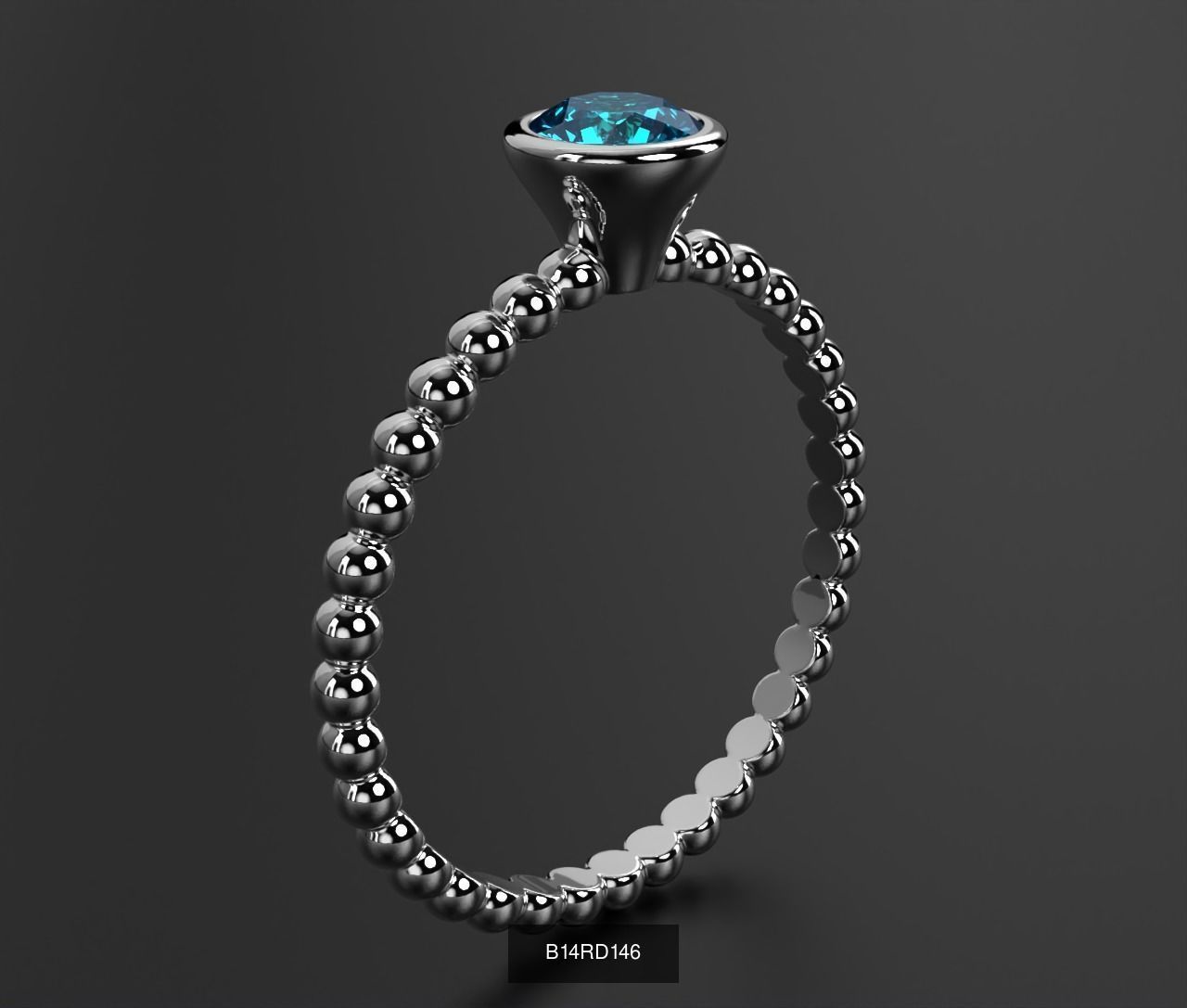 2024 B14 1-700 Engagement Rings 3D Model Collection-700 Files _260