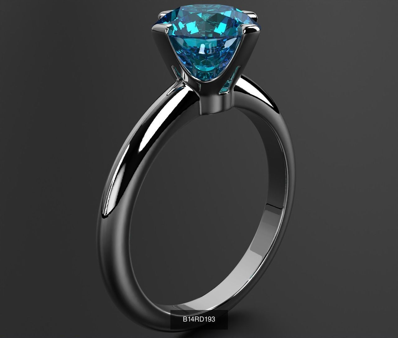 2024 B14 1-700 Engagement Rings 3D Model Collection-700 Files _213