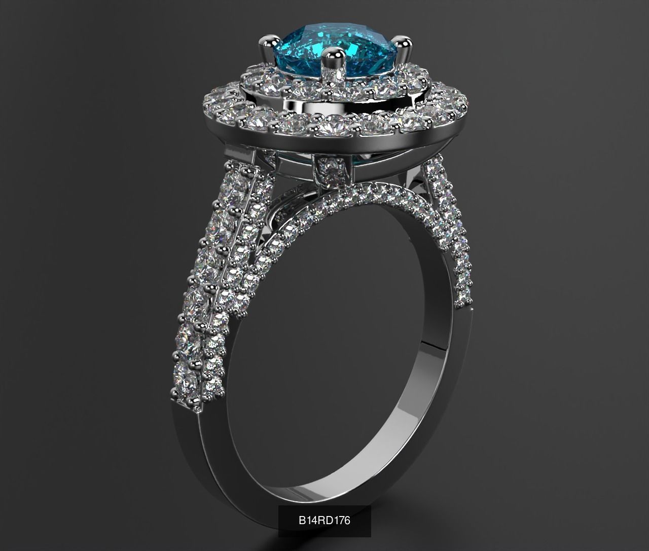 2024 B14 1-700 Engagement Rings 3D Model Collection-700 Files _230