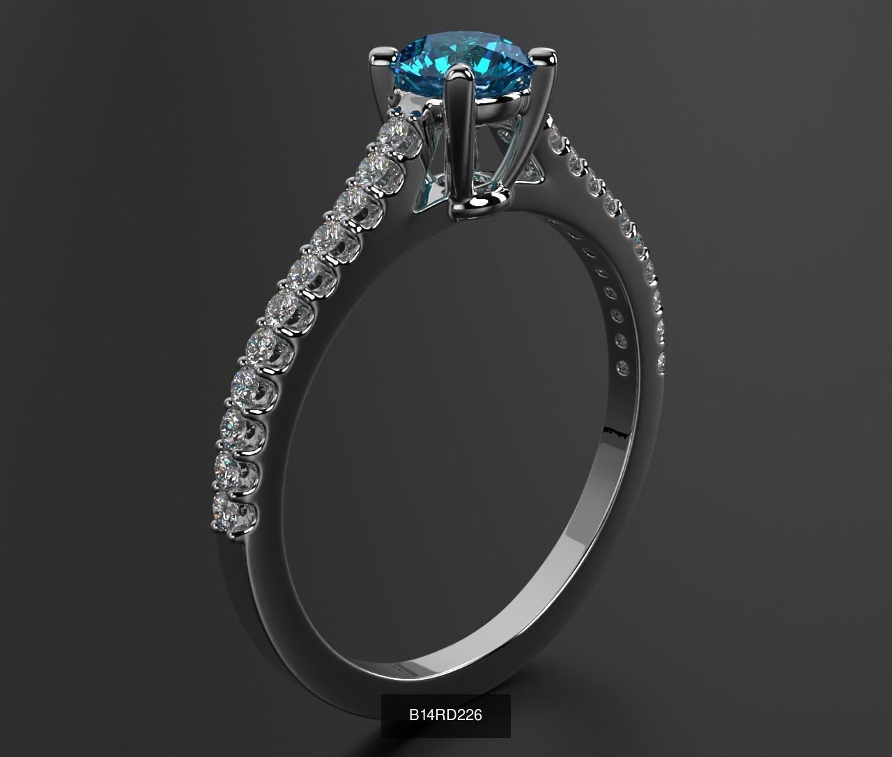 2024 B14 1-700 Engagement Rings 3D Model Collection-700 Files _180