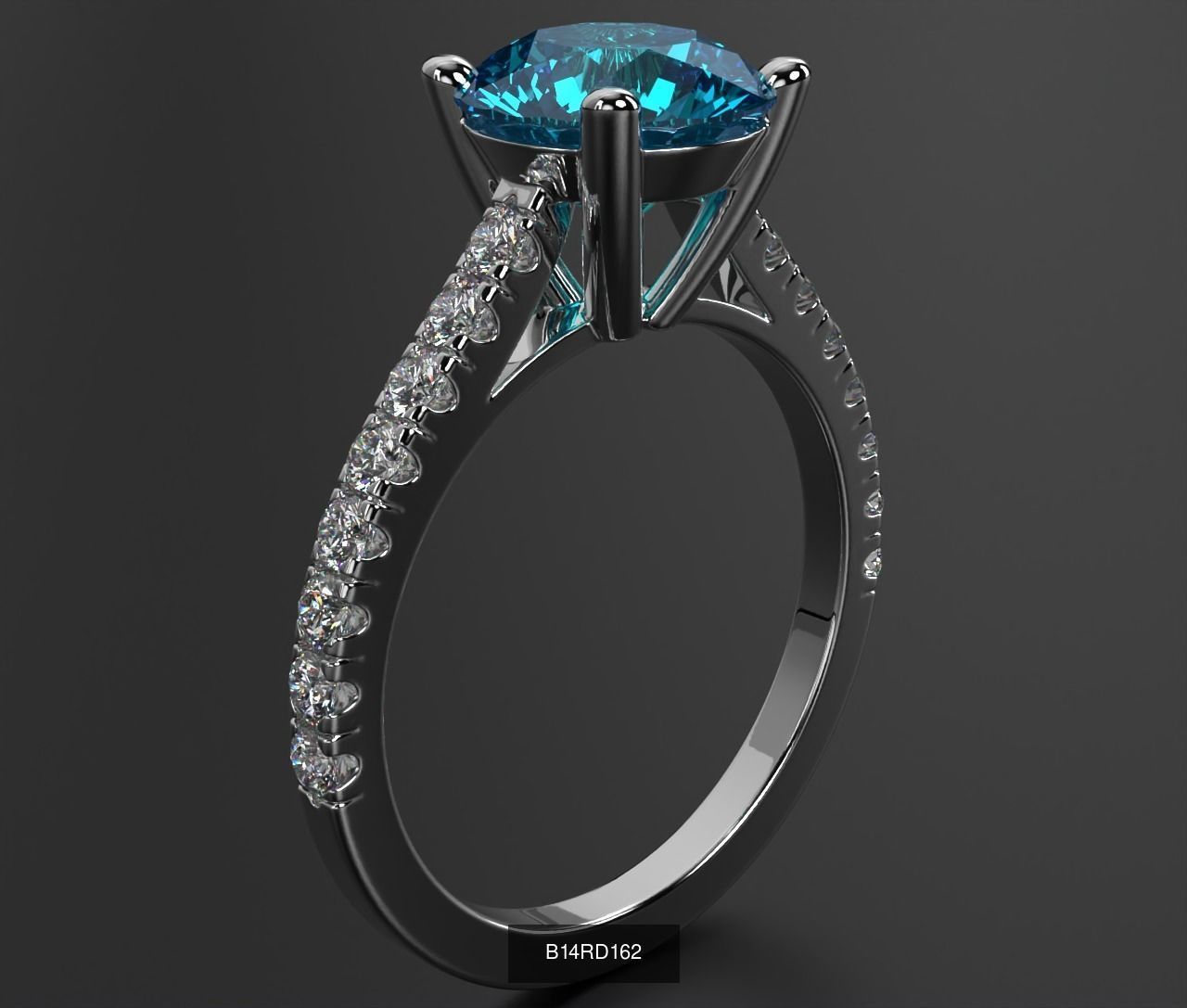 2024 B14 1-700 Engagement Rings 3D Model Collection-700 Files _244