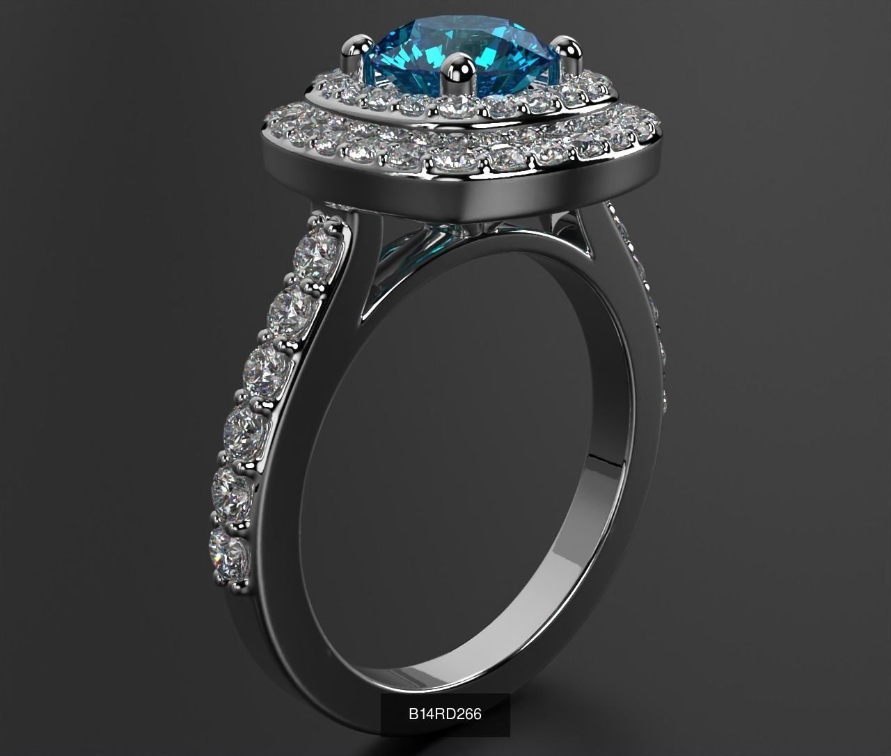 2024 B14 1-700 Engagement Rings 3D Model Collection-700 Files _140