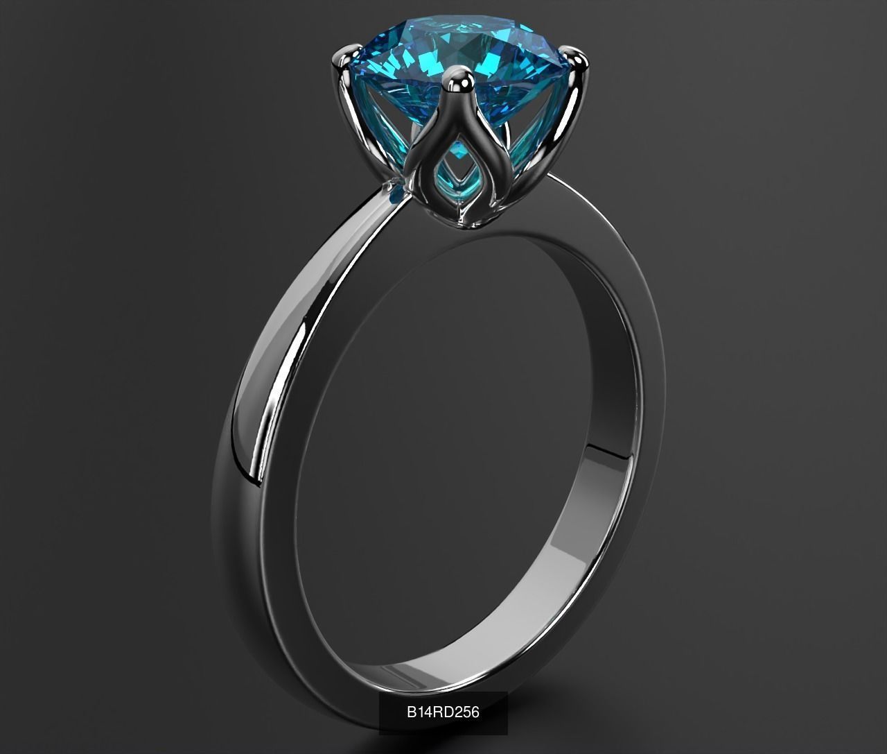 2024 B14 1-700 Engagement Rings 3D Model Collection-700 Files _150